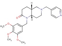 (4aR*,8aS*)-6-(4-pyridinylmethyl)-1-(3,4,5-trimethoxybenzyl)octahydro-1,6-naphthyridin-2(1H)-one