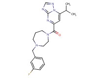 5-{[4-(3-fluorobenzyl)-1,4-diazepan-1-yl]carbonyl}-7-isopropyl[1,2,4]triazolo[1,5-a]pyrimidine