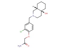 2-(2-chloro-4-{[(4aS*,8aS*)-4a-hydroxyoctahydroisoquinolin-2(1H)-yl]methyl}phenoxy)acetamide