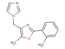 4-(1H-imidazol-1-ylmethyl)-5-methyl-2-(2-methylphenyl)-1,3-oxazole