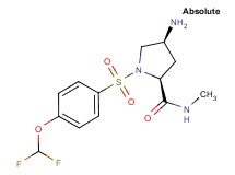 (4S)-4-amino-1-{[4-(difluoromethoxy)phenyl]sulfonyl}-N-methyl-L-prolinamide