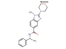 1-methyl-2-(4-morpholinyl)-N-[(1R)-1-phenylethyl]-1H-benzimidazole-5-carboxamide