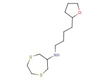 1,4-dithiepan-6-yl[4-(tetrahydrofuran-2-yl)butyl]amine