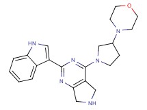 2-(1H-indol-3-yl)-4-(3-morpholin-4-ylpyrrolidin-1-yl)-6,7-dihydro-5H-pyrrolo[3,4-d]pyrimidine