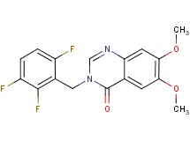6,7-dimethoxy-3-(2,3,6-trifluorobenzyl)quinazolin-4(3H)-one
