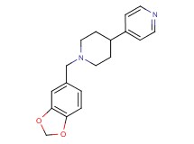 4-[1-(1,3-benzodioxol-5-ylmethyl)-4-piperidinyl]pyridine