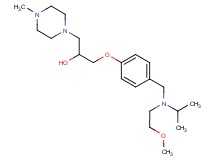 1-(4-{[isopropyl(2-methoxyethyl)amino]methyl}phenoxy)-3-(4-methyl-1-piperazinyl)-2-propanol