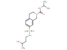 7-{[(3-hydroxybutyl)amino]sulfonyl}-N-isopropyl-3,4-dihydroisoquinoline-2(1H)-carboxamide