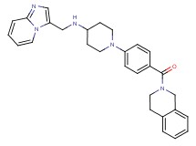 1-[4-(3,4-dihydro-2(1H)-isoquinolinylcarbonyl)phenyl]-N-(imidazo[1,2-a]pyridin-3-ylmethyl)-4-piperidinamine