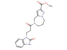 methyl 5-[3-(2-oxo-2,3-dihydro-1H-benzimidazol-1-yl)propanoyl]-5,6,7,8-tetrahydro-4H-pyrazolo[1,5-a][1,4]diazepine-2-carboxylate