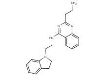 2-(2-aminoethyl)-N-[2-(2,3-dihydro-1H-indol-1-yl)ethyl]-4-quinazolinamine dihydrochloride