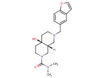 (4aR*,8aR*)-7-(1-benzofuran-5-ylmethyl)-4a-hydroxy-N,N-dimethyloctahydro-2,7-naphthyridine-2(1H)-carboxamide