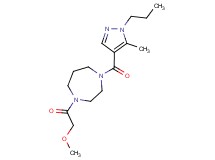 1-(methoxyacetyl)-4-[(5-methyl-1-propyl-1H-pyrazol-4-yl)carbonyl]-1,4-diazepane