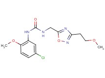N-(5-chloro-2-methoxyphenyl)-N'-{[3-(2-methoxyethyl)-1,2,4-oxadiazol-5-yl]methyl}urea