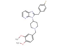 3-[1-(3,4-dimethoxybenzyl)-4-piperidinyl]-2-(4-fluorobenzyl)-3H-imidazo[4,5-b]pyridine