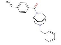 (1S*,5R*)-3-benzyl-6-(4-vinylbenzoyl)-3,6-diazabicyclo[3.2.2]nonane