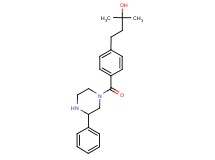 2-methyl-4-{4-[(3-phenyl-1-piperazinyl)carbonyl]phenyl}-2-butanol