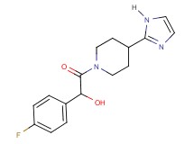 1-(4-fluorophenyl)-2-[4-(1H-imidazol-2-yl)-1-piperidinyl]-2-oxoethanol