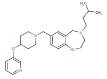 4-(3-methylbutyl)-7-{[4-(3-pyridinyloxy)-1-piperidinyl]methyl}-2,3,4,5-tetrahydro-1,4-benzoxazepine
