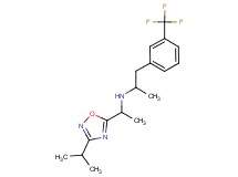 N-[1-(3-isopropyl-1,2,4-oxadiazol-5-yl)ethyl]-1-[3-(trifluoromethyl)phenyl]-2-propanamine