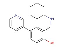 2-[(cyclohexylamino)methyl]-4-(3-pyridinyl)phenol