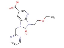 3-(2-ethoxyethyl)-2-oxo-1-(pyrimidin-2-ylmethyl)-2,3-dihydro-1H-imidazo[4,5-b]pyridine-6-carboxylic acid