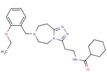 N-{2-[7-(2-ethoxybenzyl)-6,7,8,9-tetrahydro-5H-[1,2,4]triazolo[4,3-d][1,4]diazepin-3-yl]ethyl}cyclohexanecarboxamide