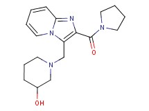 1-{[2-(pyrrolidin-1-ylcarbonyl)imidazo[1,2-a]pyridin-3-yl]methyl}piperidin-3-ol