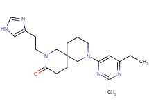 8-(6-ethyl-2-methylpyrimidin-4-yl)-2-[2-(1H-imidazol-4-yl)ethyl]-2,8-diazaspiro[5.5]undecan-3-one