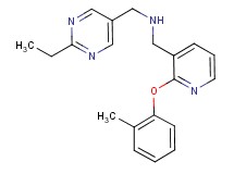 1-(2-ethyl-5-pyrimidinyl)-N-{[2-(2-methylphenoxy)-3-pyridinyl]methyl}methanamine
