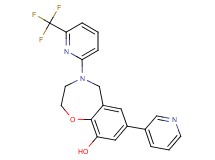 7-pyridin-3-yl-4-[6-(trifluoromethyl)pyridin-2-yl]-2,3,4,5-tetrahydro-1,4-benzoxazepin-9-ol