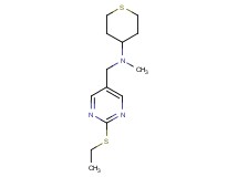 N-{[2-(ethylthio)pyrimidin-5-yl]methyl}-N-methyltetrahydro-2H-thiopyran-4-amine