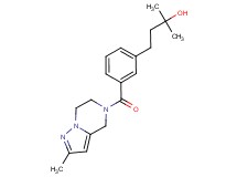 2-methyl-4-{3-[(2-methyl-6,7-dihydropyrazolo[1,5-a]pyrazin-5(4H)-yl)carbonyl]phenyl}-2-butanol