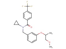 N-cyclopropyl-N-[3-(2-methoxy-1-methylethoxy)benzyl]-4-(trifluoromethyl)benzamide