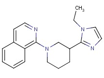 1-[3-(1-ethyl-1H-imidazol-2-yl)piperidin-1-yl]isoquinoline