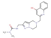 N'-({5-[(4-hydroxyquinolin-2-yl)methyl]-4,5,6,7-tetrahydropyrazolo[1,5-a]pyrazin-2-yl}methyl)-N,N-dimethylurea