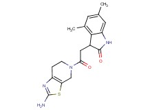 3-[2-(2-amino-6,7-dihydro[1,3]thiazolo[5,4-c]pyridin-5(4H)-yl)-2-oxoethyl]-4,6-dimethyl-1,3-dihydro-2H-indol-2-one