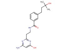 N-[2-(4-amino-6-hydroxy-2-pyrimidinyl)ethyl]-3-(3-hydroxy-3-methylbutyl)benzamide