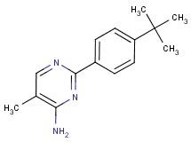 2-(4-tert-butylphenyl)-5-methyl-4-pyrimidinamine