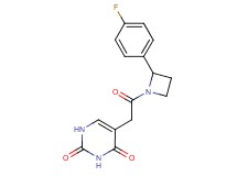 5-{2-[2-(4-fluorophenyl)azetidin-1-yl]-2-oxoethyl}pyrimidine-2,4(1H,3H)-dione