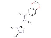 1-(2,3-dihydro-1,4-benzodioxin-6-yl)-N-[(1,2-dimethyl-1H-imidazol-5-yl)methyl]-N-methylethanamine