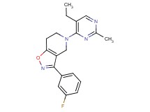 5-(5-ethyl-2-methylpyrimidin-4-yl)-3-(3-fluorophenyl)-4,5,6,7-tetrahydroisoxazolo[4,5-c]pyridine