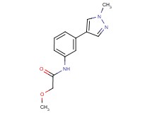 2-methoxy-N-[3-(1-methyl-1H-pyrazol-4-yl)phenyl]acetamide