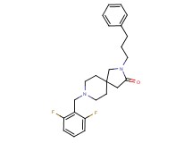 8-(2,6-difluorobenzyl)-2-(3-phenylpropyl)-2,8-diazaspiro[4.5]decan-3-one