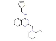 2-[(2-methyl-1-piperidinyl)methyl]-N-(2-thienylmethyl)-4-quinazolinamine