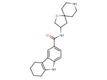 N-1-oxa-8-azaspiro[4.5]dec-3-yl-2,3,4,9-tetrahydro-1H-carbazole-6-carboxamide hydrochloride