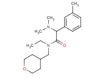 2-(dimethylamino)-N-ethyl-2-(3-methylphenyl)-N-(tetrahydro-2H-pyran-4-ylmethyl)acetamide
