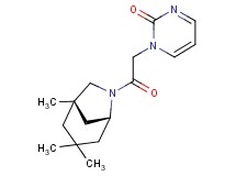 1-{2-oxo-2-[(1S*,5R*)-1,3,3-trimethyl-6-azabicyclo[3.2.1]oct-6-yl]ethyl}pyrimidin-2(1H)-one