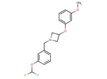 1-[3-(difluoromethoxy)benzyl]-3-(3-methoxyphenoxy)azetidine