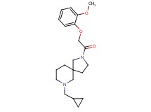 7-(cyclopropylmethyl)-2-[(2-methoxyphenoxy)acetyl]-2,7-diazaspiro[4.5]decane